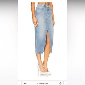 Hudson Jeans Reconstructed Denim Maxi skirt - size 25